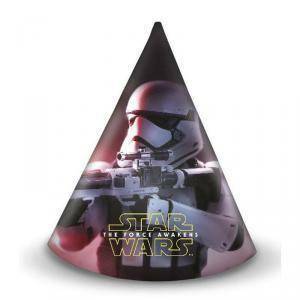 Cappellino cartone star wars - 6pz