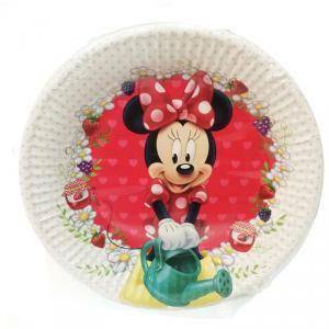 Piattino 20 cm minnie jam - 8 pezzi