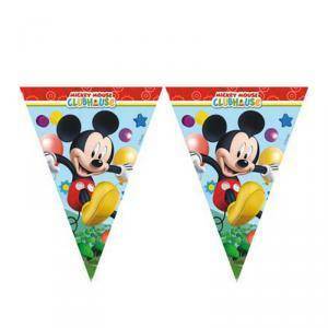 Festone bandierine triangolari mickey playful - 230 cm