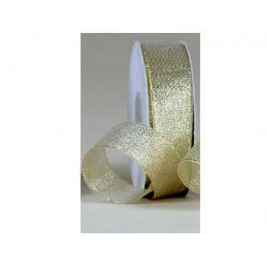 Nastro metal oro -  25 mm x 25 mt