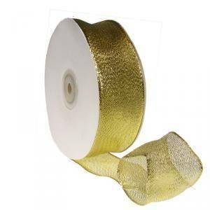 Nastro glitter animato  oro - 40 mm x 25 mt