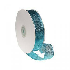 Nastro glitter animato azzurro - 25 mm x 25 mt