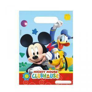 Set 6 sacchetti regalo mickey playful - cm 23 x 16.5