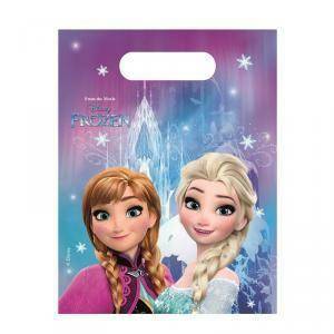 Set 6 sacchetti regalo frozen northern light - 23 x 16.5 cm