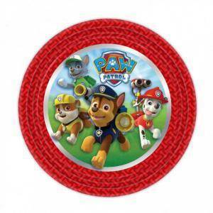 Piatto 23 cm paw patrol - 8 pezzi