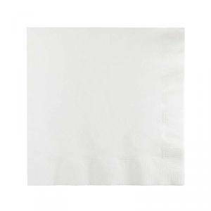 Tovaglioli carta 33x33cm bianco - 20 pezzi