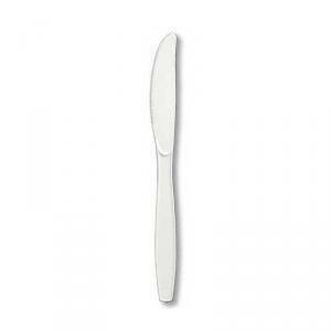 Coltello in plastica set 24 pz - bianco