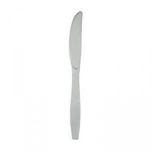 Coltello in plastica set 24 pz - argento