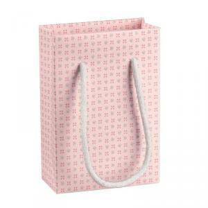 Shopper box 130x70x180 mm con cordino - bloom rosa