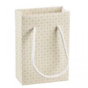 Shopper box 160x80x230 mm con cordino - bloom tortora