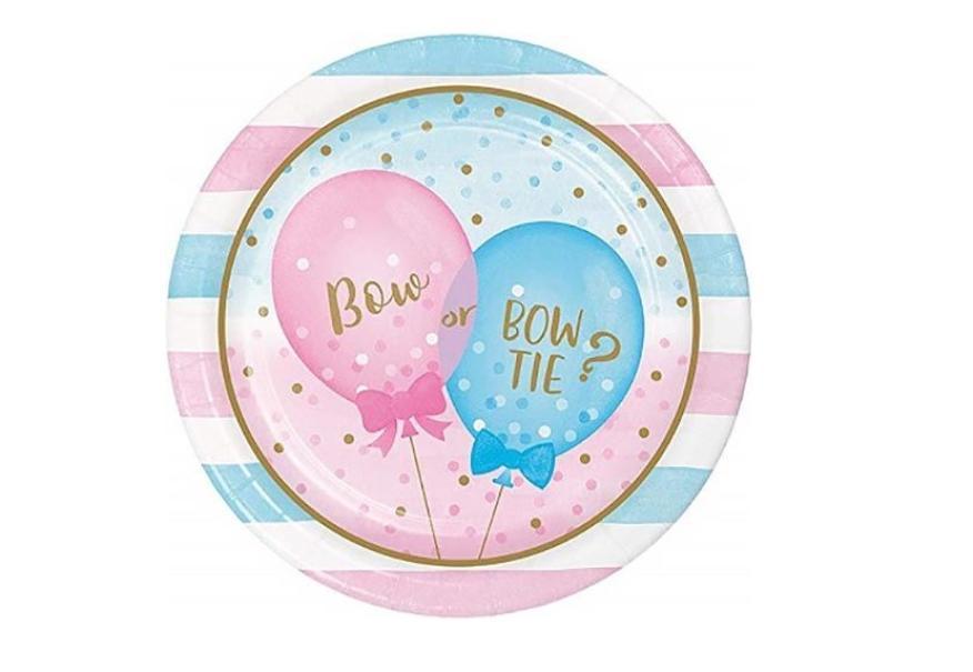 bigiemme piatti gender reveal - 23 cm