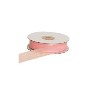 Nastro organza rosa - 20 mm x 50 mt