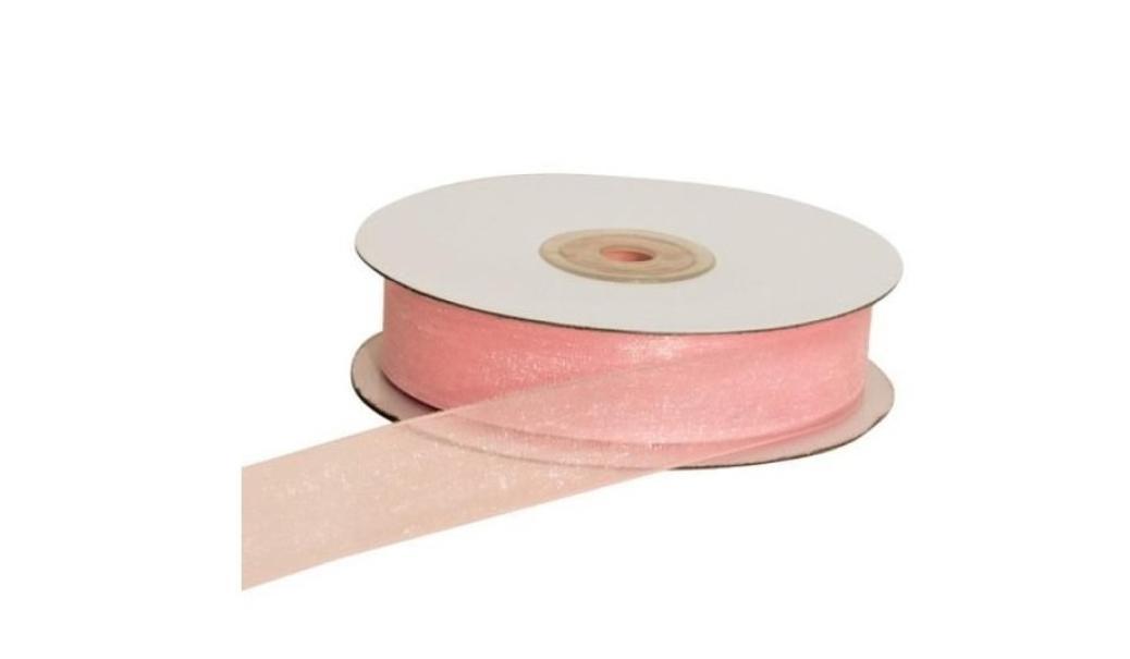 etm nastro organza rosa - 20 mm x 50 mt