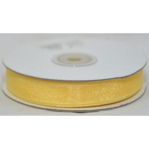 Nastro organza crema - 38 mm x 50 mt