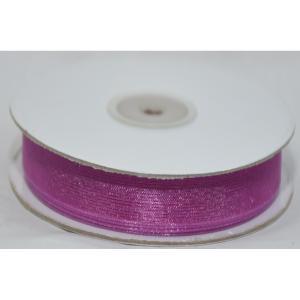 Nastro organza fuxia - 38 mm x 50 mt