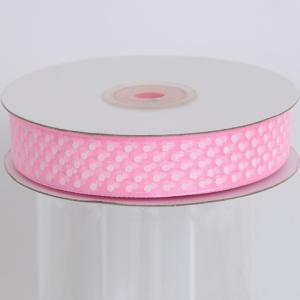 Nastro organza rosa pois - 20 mm x 50 mt