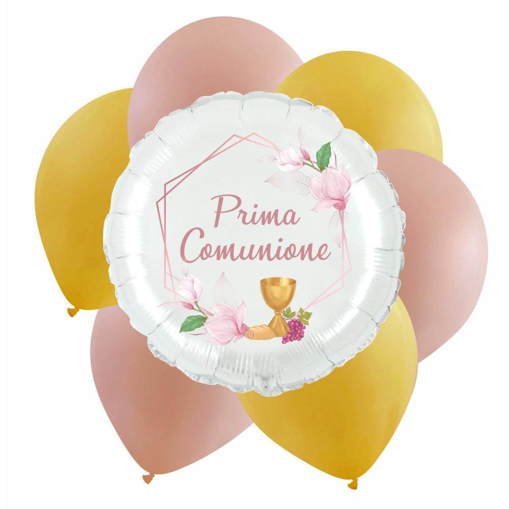 cattex party kit prima comunione rose gold