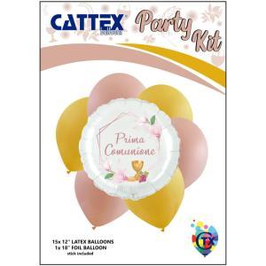 Party kit prima comunione rose gold