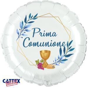 Palloncino in mylar prima comunione blu royal - 18''