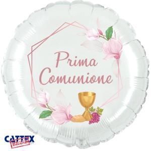 Palloncino in mylar prima comunione rose gold - 18''