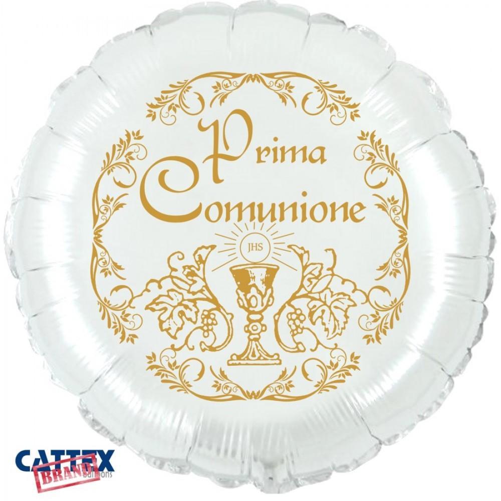 cattex palloncino in mylar prima comunione - 18''