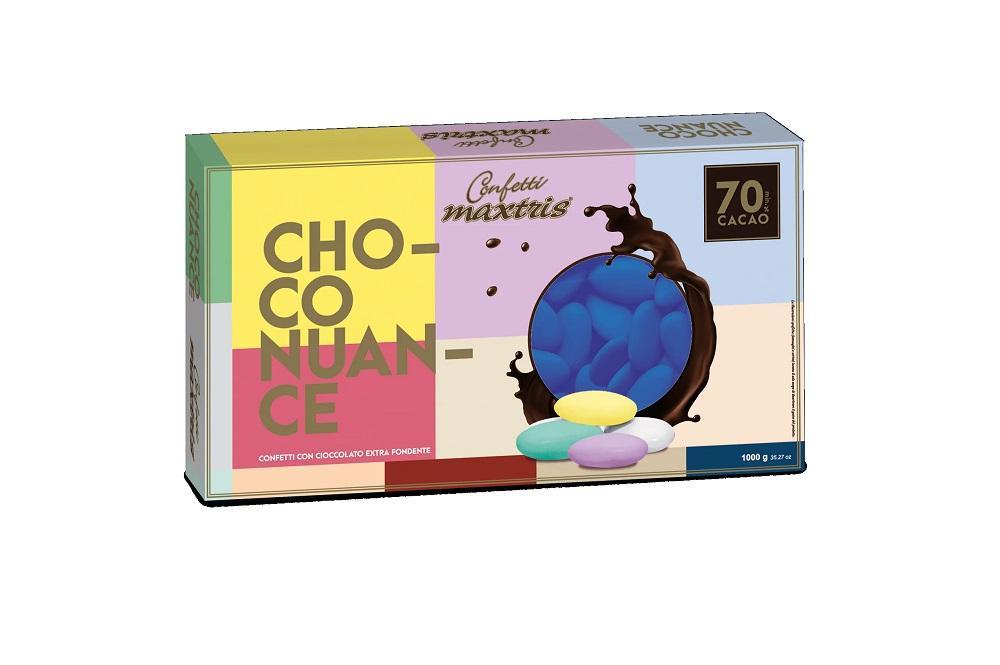 maxtris choco nuance blu - confetti 1 kg