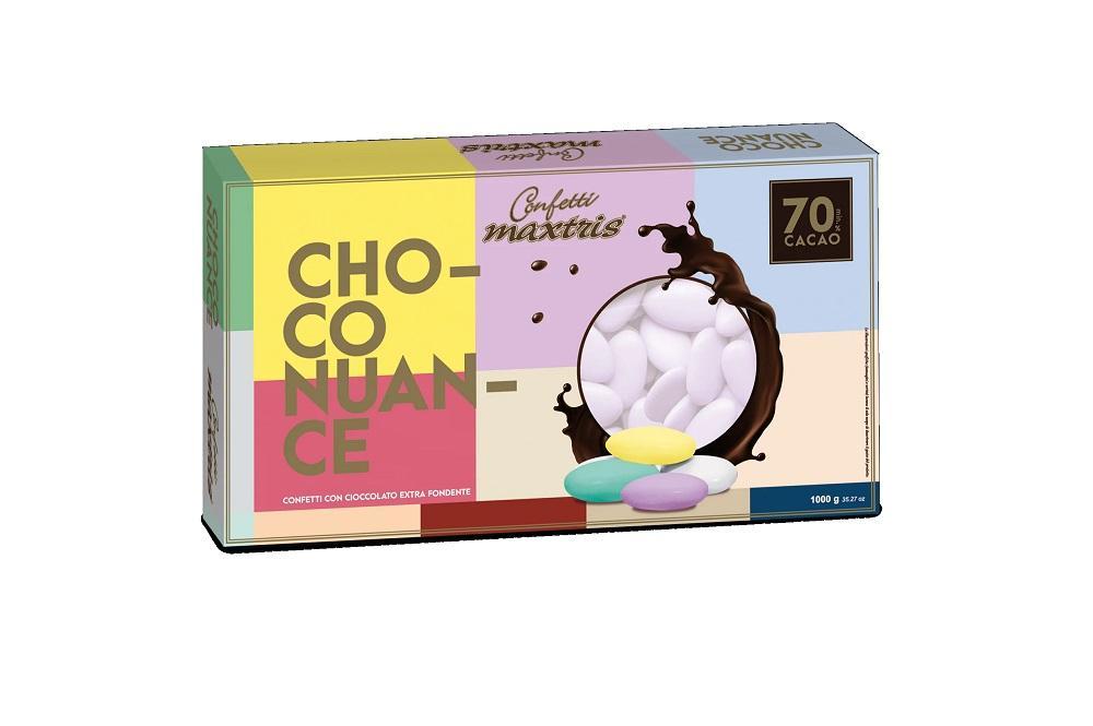 maxtris choco nuance ghiaccio - confetti 1 kg