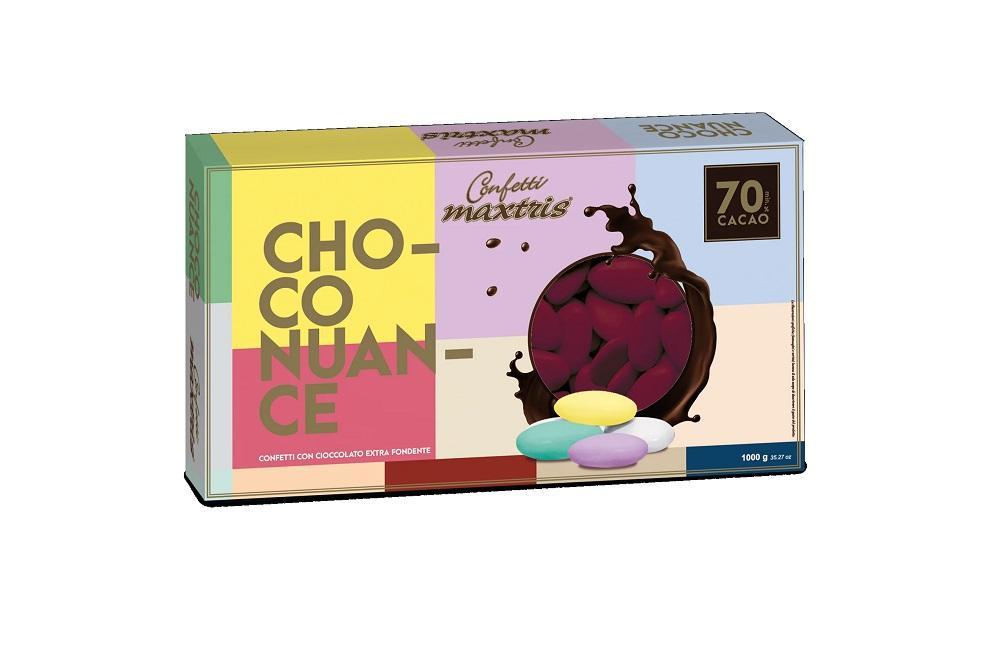 maxtris choco nuance bordeaux - confetti 1 kg