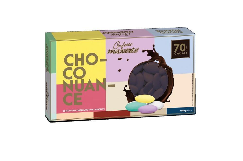 maxtris choco nuance nero - confetti 1 kg