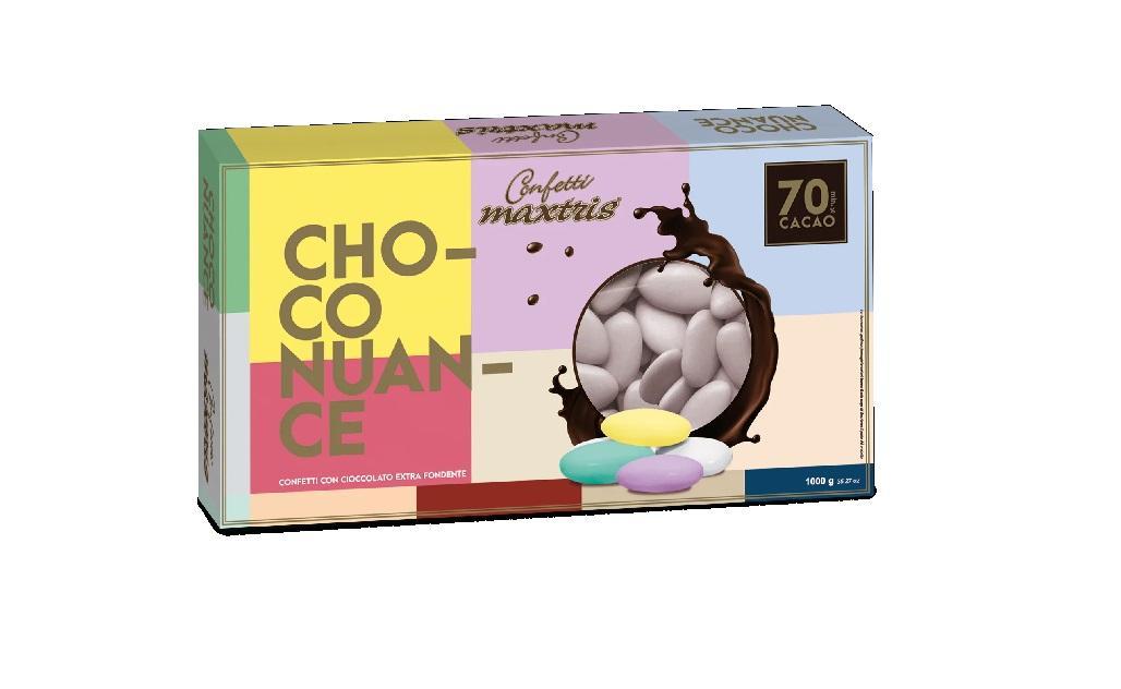 maxtris choco nuance tortora - confetti 1 kg