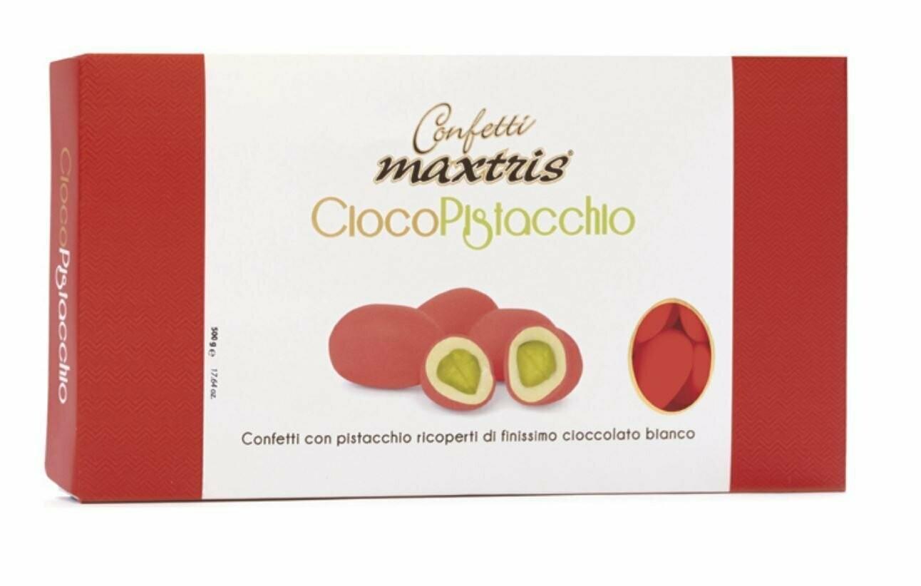 maxtris maxtris ciocopistacchio rosso - confetti 500 gr