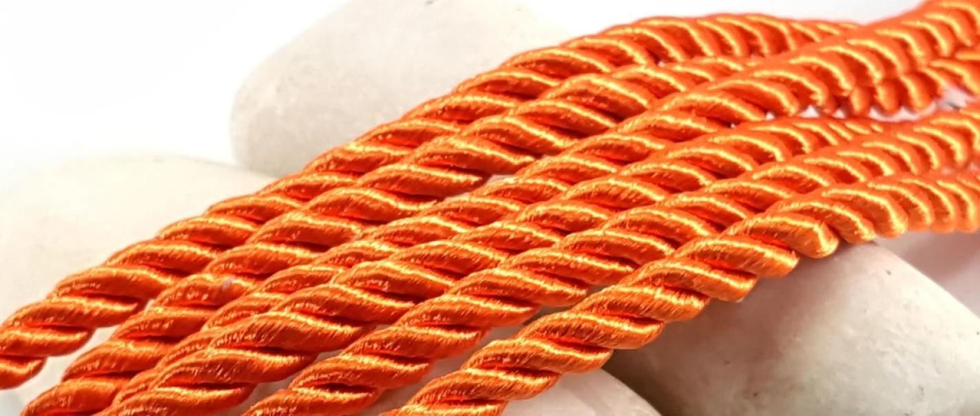 dol24 srl cordoncino arancio - 5 mm x 25 mt