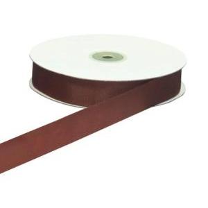 Nastro grosgrain marrone - 20 mm x 50 mt