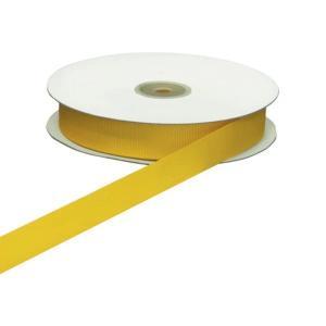 Nastro grosgrain giallo - 10 mm x 50 mt