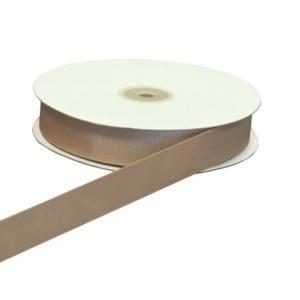 Nastro grosgrain nocciola - 20 mm x 50 mt