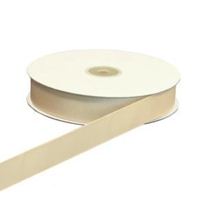 Nastro grosgrain avorio - 10 mm x 50 mt