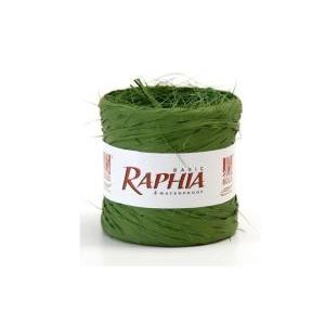 Raphia basic verde muschio - 200 mt