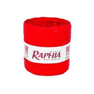 Raphia basic rosso - 200 mt