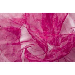 Organza tessuto fucsia - 150 x 300 cm