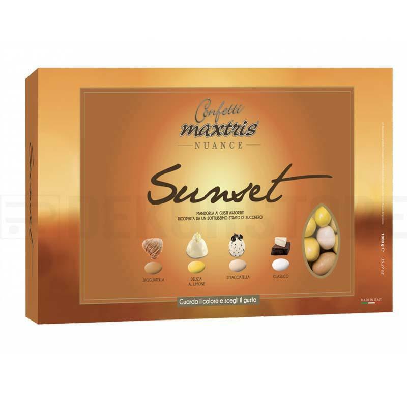 Confetti maxtris nuance sunset in confezione da 1KG arancione