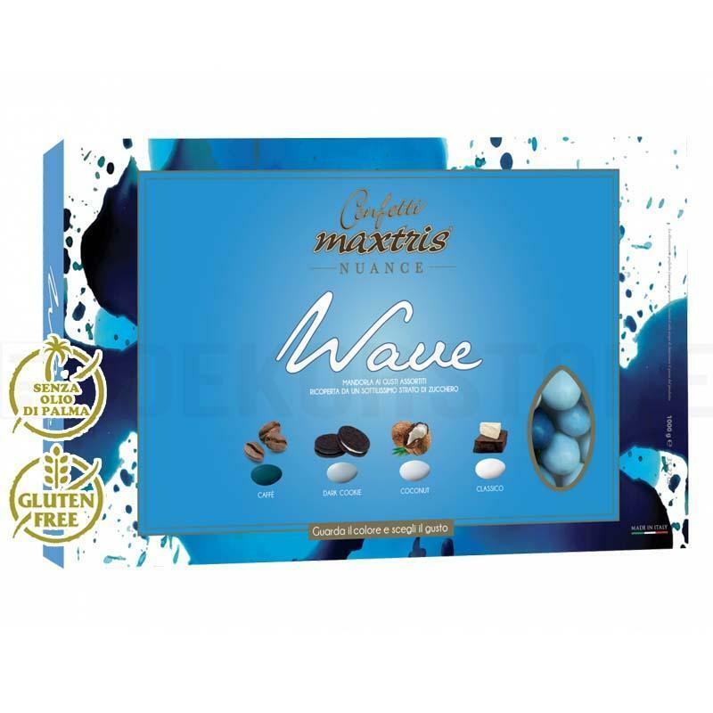 Confetti maxtris nuance Wave in confezione da 1KG azzurri