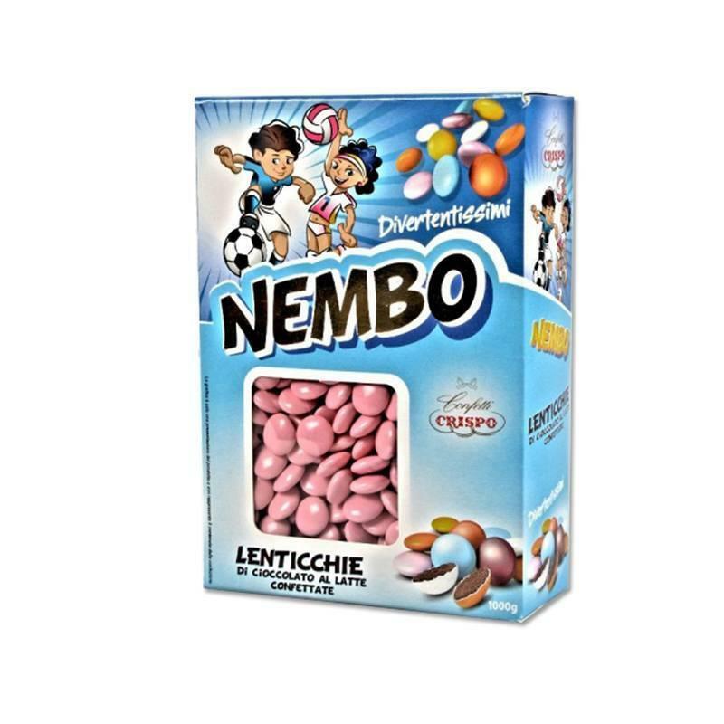 crispo crispo lenticchie nembo  - rosa - cioccolato al latte 1kg