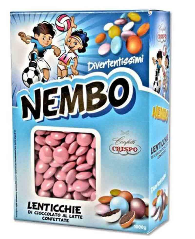 crispo crispo lenticchie nembo  - rosa - cioccolato al latte 1kg