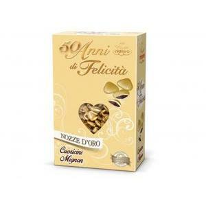 Cuoricini mignon - oro - al cioccolato 500gr