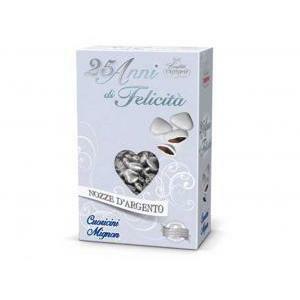 Cuoricini mignon - argento- al cioccolato 500gr