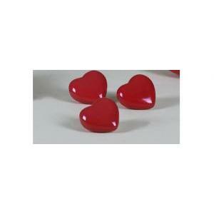 Cuore in ceramica rosso - 7 x 6 x 3 cm