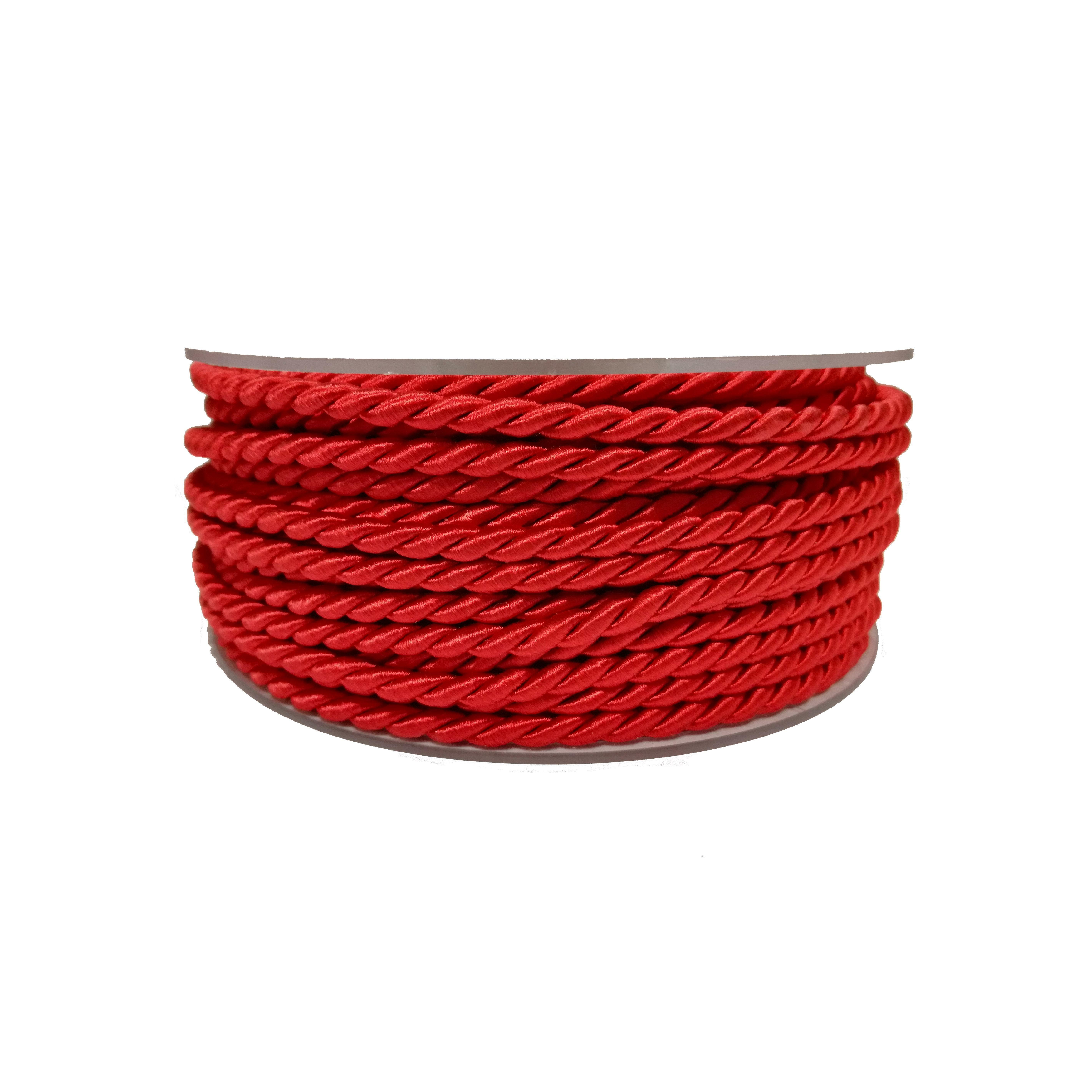 mabella cordoncino mabella rosso  - 4 mm x 25 mt - foto 1