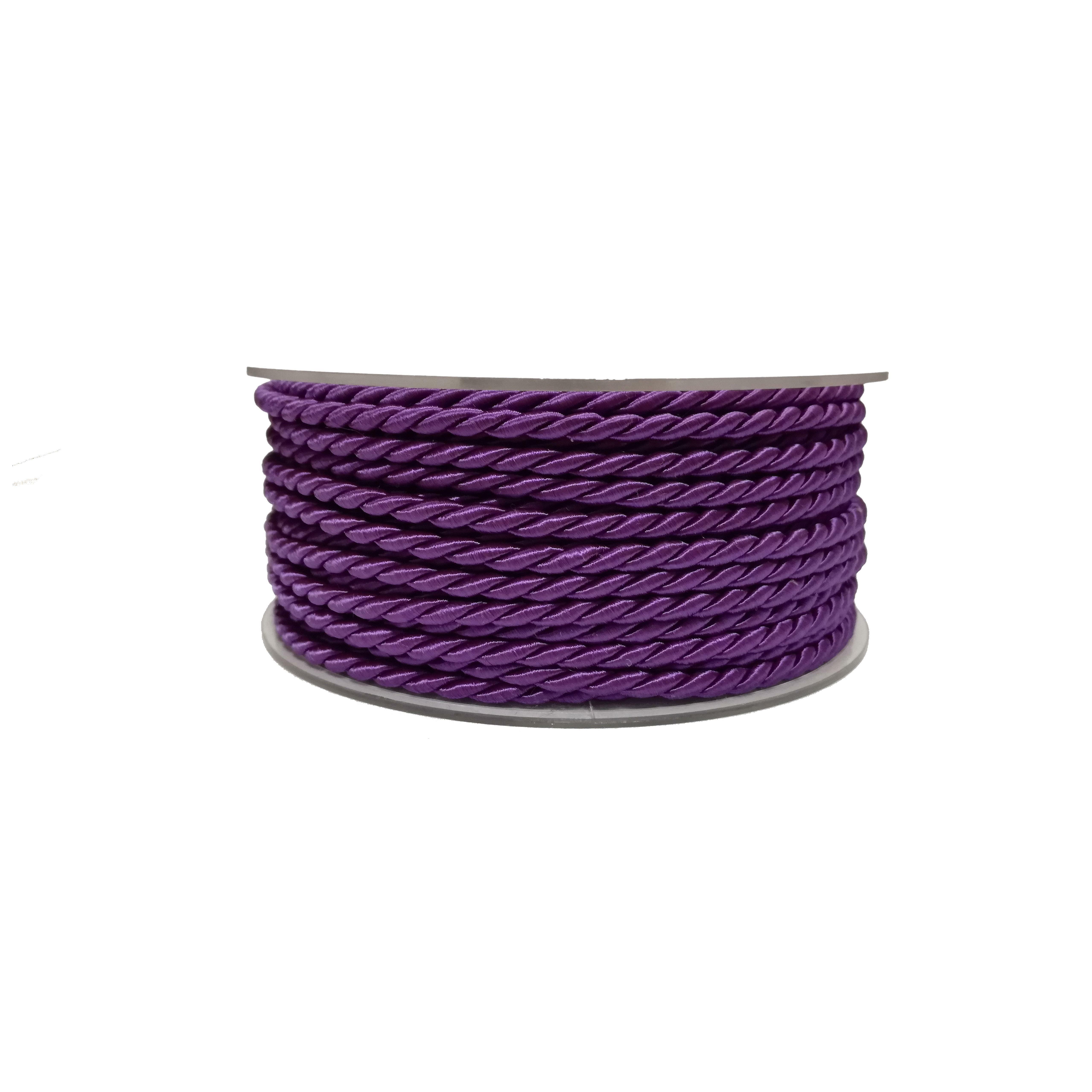 mabella cordoncino mabella viola - 4 mm x 25 mt - foto 1