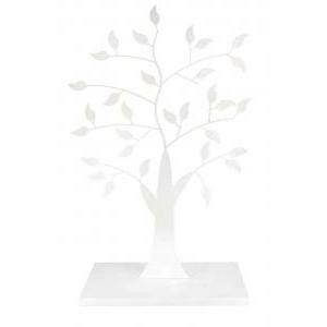 Albero bianco grande metallo 40x27 h.113 cm