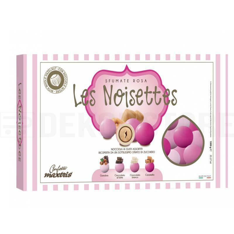 Confetti Maxtris les noisettes sfumati rosa in confezione da 1KG